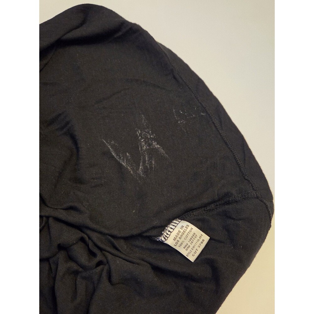 Buck Mason Black Slub Easy Crew T-Shirt Small Made in USA Cotton NWT READ - Picture 7 of 7